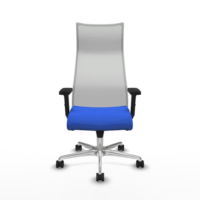 Piqueras y Crespo Chaise de Bureau Albacete Bleu et Blanc