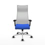 Piqueras y Crespo Chaise de Bureau Albacete Bleu et Blanc