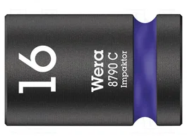 WERA Douille à impact 6 pans HEX 16mm 1/2 de la série 8790 C Impaktor