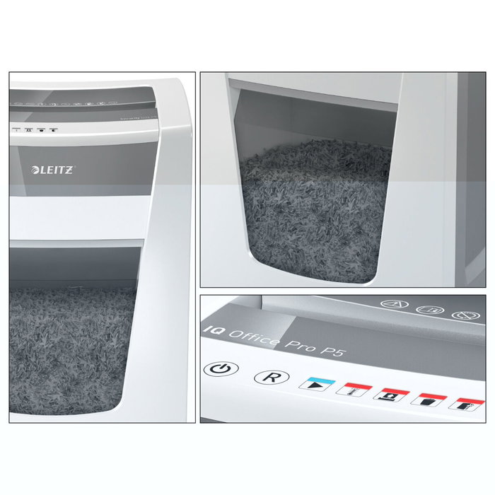Déchiqueteuse de Papier Coupe Fine Leitz Office Pro P5 Leitz IQ 30 L
