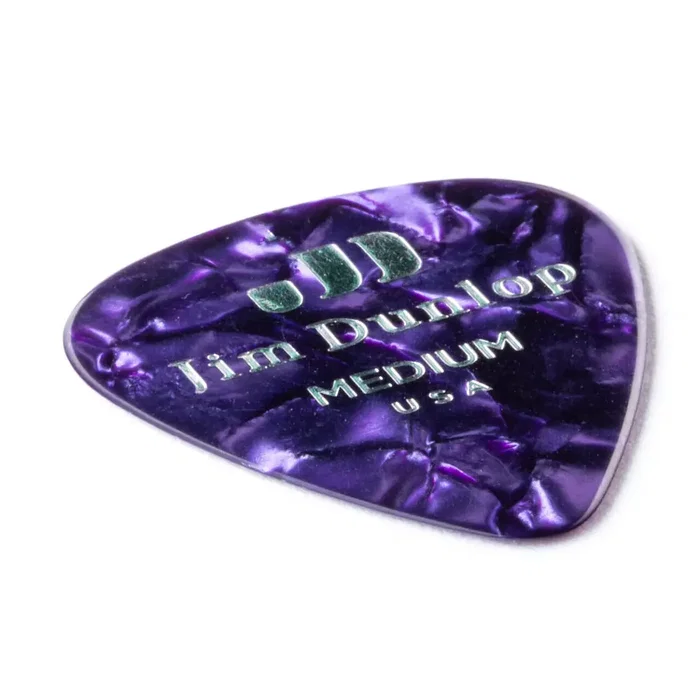 DUNLOP Pack de 12 Médiators Genuine Celluloid Classic Abalon - Medium