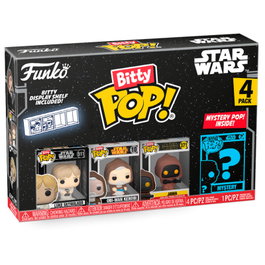 FUNKO Bitty Pop! Star Wars Luke - Pack de 4 figurines