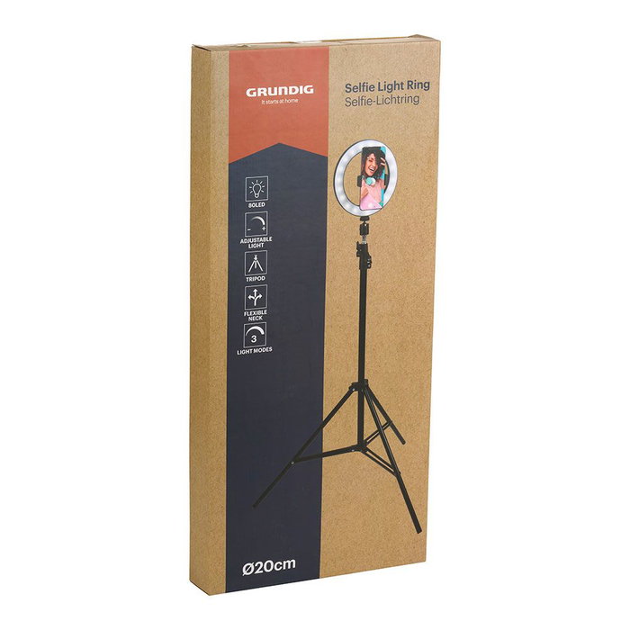 Grundig Anneau de lumière avec trépode Ø20 cm Grundig Anneau de lumière avec trépode Ø20 cm