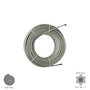 WOLFPACK LINEA PROFESIONAL Câble Galvanisé 8 mm (Rouleau 100 Mètres) Non pour Levage