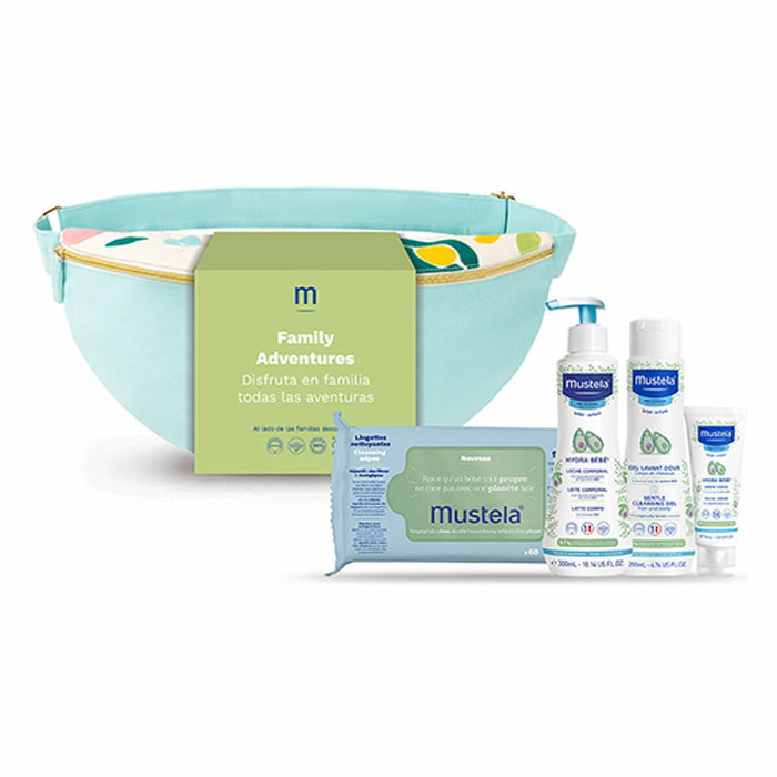 Mustela Coffret de Soins Hydra Bébé - 5 Pièces avec Sac Mustela Coffret de Soins Hydra Bébé - 5 Pièces avec Sac