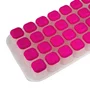 Fackelmann Lot de 3 bacs à glaçons roses - 28 glaçons par bac