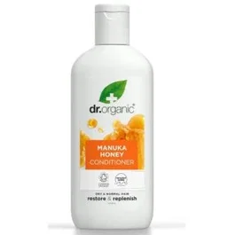 Dr. Organic Acondicionador Miel De Manuka 265Ml - Après-shampoing nourrissant et hydratant pour tous types de cheveux