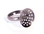 Innspiro Lot de 2 anneaux métalliques ajustables argent vieilli