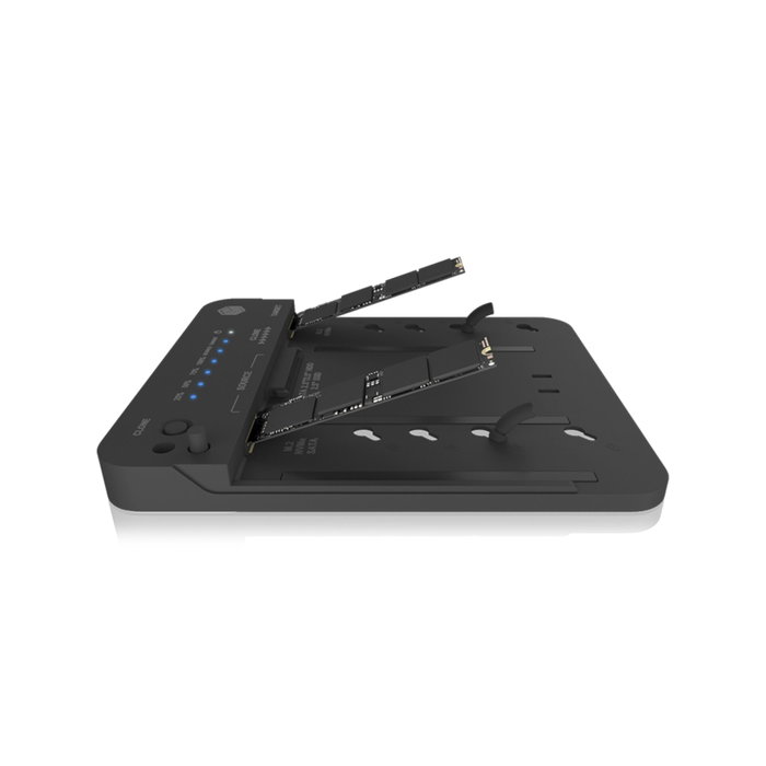 Icy ICY BOX IB-2913MCL-C31 Docking Station de clonage pour M.2 NVMe SSD et HDD/SSD 2,5/3,5 pouces Icy ICY BOX IB-2913MCL-C31 Docking Station de clonage pour M.2 NVMe SSD et HDD/SSD 2,5/3,5 pouces