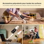 Roborock H60 Hub - Aspirateur Balai sans Fil avec Station de Vidage Automatique