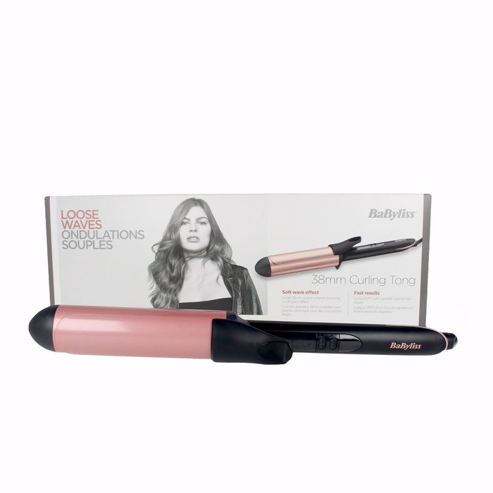 Babyliss Fer à Boucler Sublim'Touch C338E 38 mm, 10 Niveaux de Température, Revêtement Sublim Touch