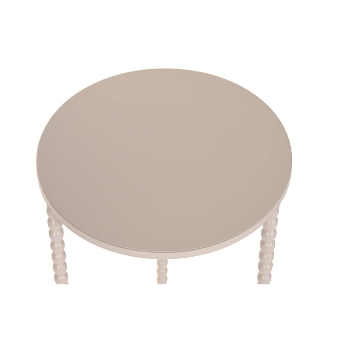 Home ESPRIT Jeu de 3 tables Crème 32 x 32 x 70 cm