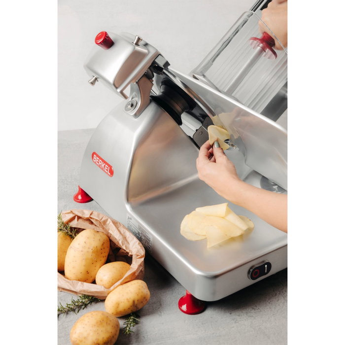 Berkel Pro Line XS25 Slicer Silver / Red Berkel Pro Line XS25 Slicer Silver / Red