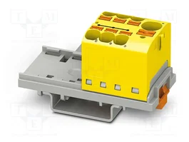 PHOENIX CONTACT Connecteur pour rail jaune 32A 800V 7 connexions