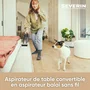 Severin HV7147 - Aspirateur main et balai 2 en 1 - 5500 Pa - Autonomie 50 min - Réservoir 650 ml - Noir/Gris/Rouge