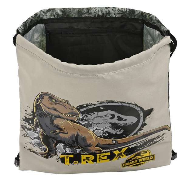 Safta Sac Plats Jurassic World "Warning" 35 x 40 x 1 cm - Enfant 3 ans et plus
