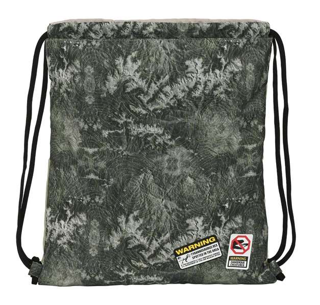 Safta Sac Plats Jurassic World "Warning" 35 x 40 x 1 cm - Enfant 3 ans et plus