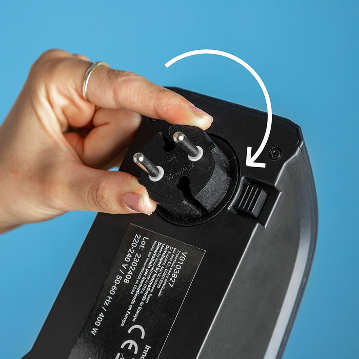 Mini-Chauffage Portable pour Prise Heatpod InnovaGoods 400 W Mini-Chauffage Portable pour Prise Heatpod InnovaGoods 400 W