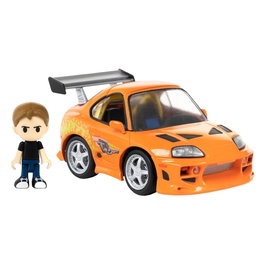 Takara Tomy Fast & Furious Toyota Supra JZA80 Q-Village avec minifigurine