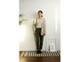 Dailylike Tissu coton warm gray tissage Oxford 1,50m x 3m