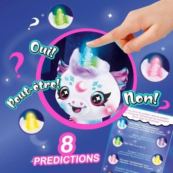 Canal Toys Peluche Licorne Cosmique à Personnaliser avec Corne Lumineuse AIR 028