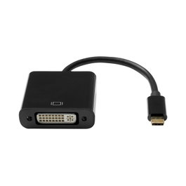 ProXtend Adaptateur USB-C (M) vers DVI-I 24+5 (F) Noir 10CM