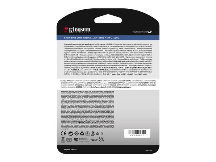 Kingston DC600M 960 Go SSD SATA 2,5 pouces usage mixte Kingston DC600M 960 Go SSD SATA 2,5 pouces usage mixte