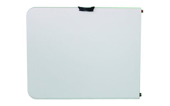 Marbueno 10528 Table Pliante Résine Blanc 180x74x74 cm Camping Jardin Extérieur