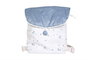 Muñecas Arias - Poupée Elegance 45 cm bleue avec sac à dos (poupée de poids) - Version espagnole