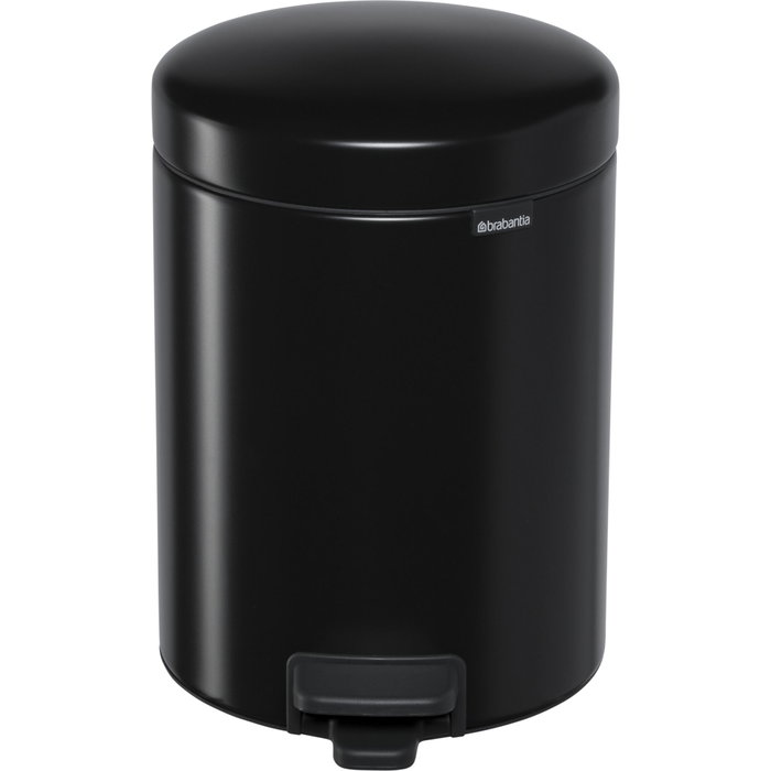 Brabantia Newicon Poubelle à pédale 5,0 L noir mat Brabantia Newicon Poubelle à pédale 5,0 L noir mat