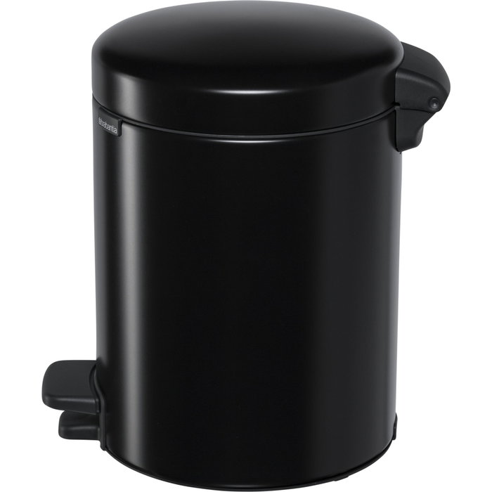 Brabantia Newicon Poubelle à pédale 5,0 L noir mat Brabantia Newicon Poubelle à pédale 5,0 L noir mat