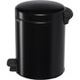 Brabantia Newicon Poubelle à pédale 5,0 L noir mat