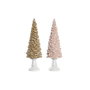 Décorations de Noël DKD Home Decor Arbre Résine (10,5 x 10,5 x 32 cm) (2 Unités)