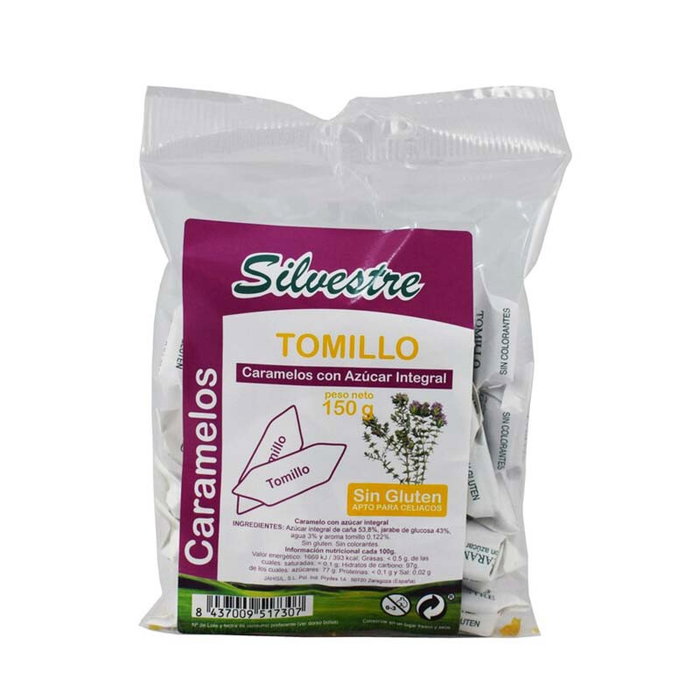 Caramelos Tomillo Con Az. Integral 150 Gr Caramelos Tomillo Con Az. Integral 150 Gr