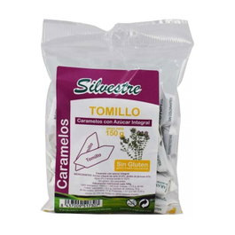 SILVESTRE Caramels au thym avec sucre intégral 150 g