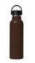 Safta Gourde isotherme avec revêtement extérieur en caoutchouc, 600 ml, modèle "Chocolate" - 25 x 7.3 x 7.3 cm