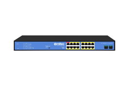 Ernitec Electra-U16-1GB-285W Switch PoE Intelligent 16 Ports Gigabit et 2 Ports SFP