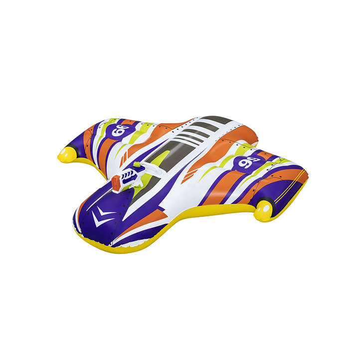 Bestway 41503 Figure Gonflable Vaisseau Spatial avec Poignée et Pistolet à Eau 117x107 cm +3 Ans Plage et Piscine