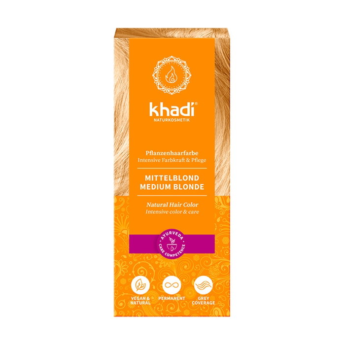 Khadi Herbal Color Rubio Medio 100g Khadi Herbal Color Rubio Medio 100g