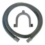 Edouard Rousseau - Flexible d'évacuation pour lave-linge, 2.50 m, embouts 19 mm et 22 mm, PVC ultra-souple, installation facile