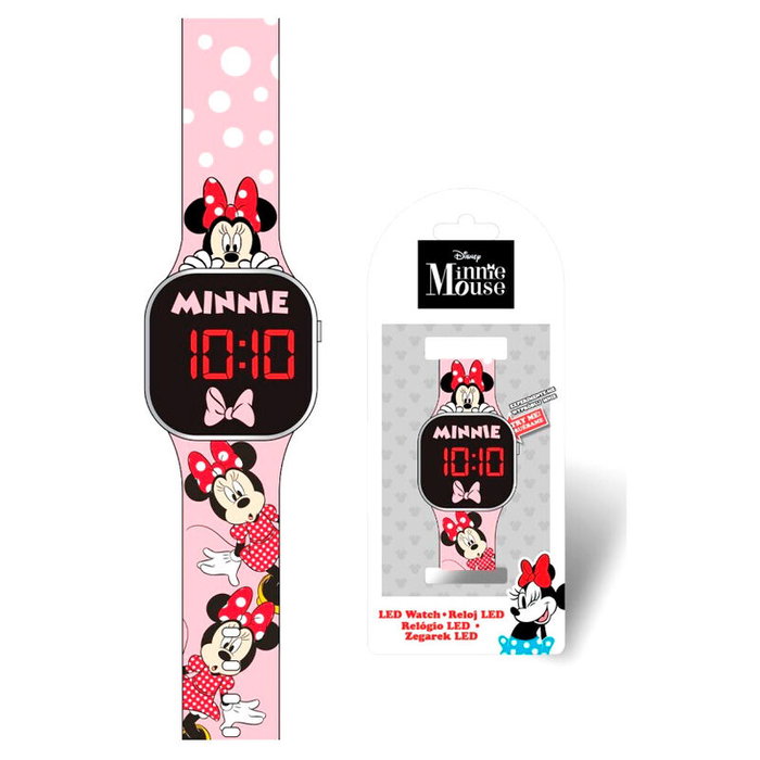 Kids Licensing Montre LED Minnie Mouse Blanche