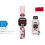 Kids Euroswan Montre digitale LED Minnie avec lumière et fonctions - 3,5 cm - Langues : ES, EN, FR, IT, PT, DE, PL