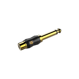 ROXTONE Adaptateur Audio RCA Femelle vers Jack 6,3mm Mâle Mono Métal Haut de Gamme