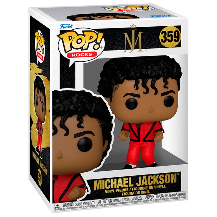 Funko Pop Rocks Michael Jackson Thriller Figurine Vinyle 9 cm
