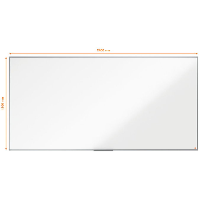 Tableau magnétique Nobo Essence Blanc Acier 240 x 120 cm Tableau magnétique Nobo Essence Blanc Acier 240 x 120 cm