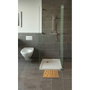 Wenko 24610100 Dalle bambou intérieur/extérieur 50 x 50 cm antidérapante douche piscine