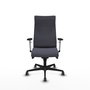 Piqueras Y Crespo Fauteuil de direction Albacete, Gris foncé, Mécanisme Synchrone