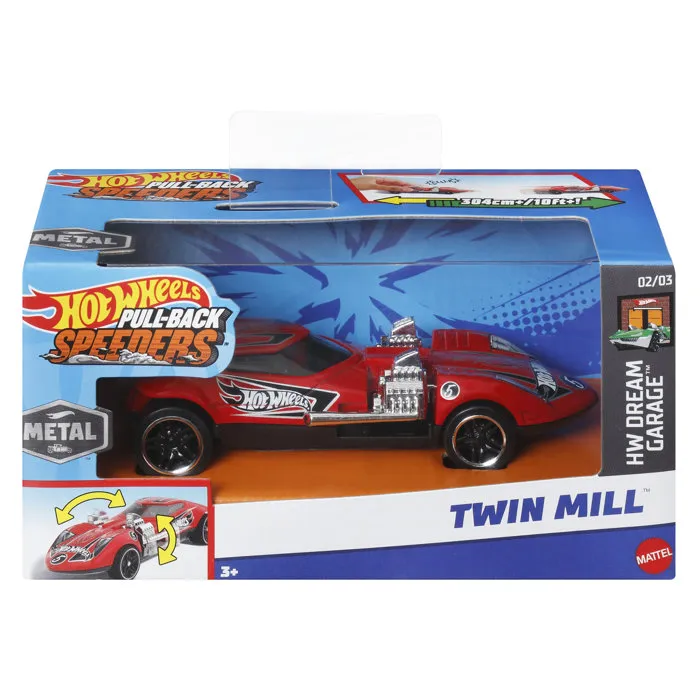 Hot Wheels Coffret Véhicule à Rétrofriction Échelle 1/43 - Hot Wheels HPR70