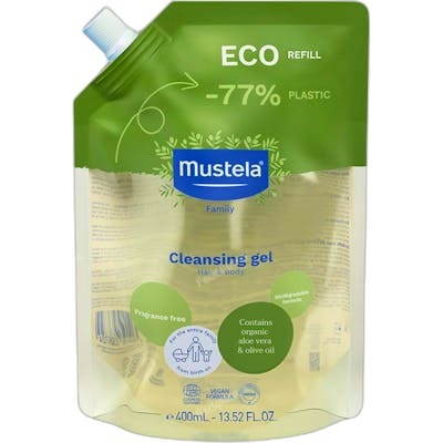 Mustela Recharge Gel Douche et Shampooing 2-en-1 BIO 400 ml