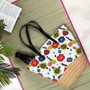 Entre Temps Sac Cabas Liberty avec Anses Musette Motifs Assortis
